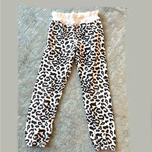 Black and White Cow Print Cute and Trendy Sweatpants for Girls